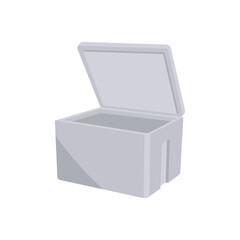 Styrofoam Cooler Box, Delivery Service illustration