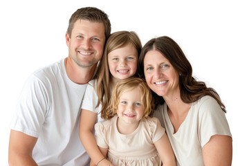 Fototapeta premium A happy american family photo photography accessories.