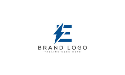 Fototapeta premium letter E logo design vector template design for brand.