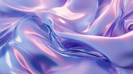 Flowing Metallic Abstract Background