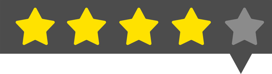 4 star rating icon
