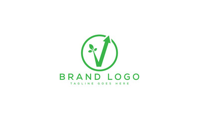 letter V logo design vector template design for brand.