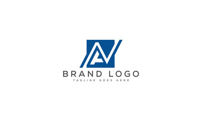letter NA logo design vector template design for brand.