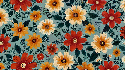 Floral pattern background