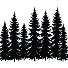 Obraz premium set of trees