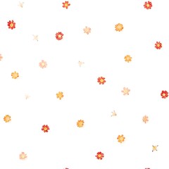 seamless background with flowers