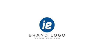 letter IE logo design vector template design for brand.