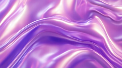 Abstract background from textured purple fabric. Purple silk satin fabric with waves. Beautiful backdrop for fashion, Silky, flowing drapery. Rich, smooth curtain with style and elegance.