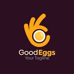 Good Eggs Logo Design Template. Good for Business, Agency, Community and Organization