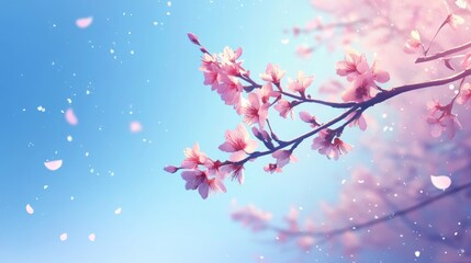 Fototapeta premium Delicate Spring Blossom in Pastel Hues