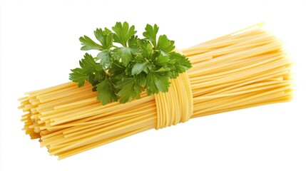 Aromatic Fresh Spaghetti with Parsley