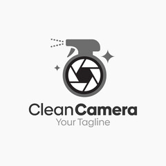 Clean Camera Logo Design Template. Good for Business, Agency, Community and Organization