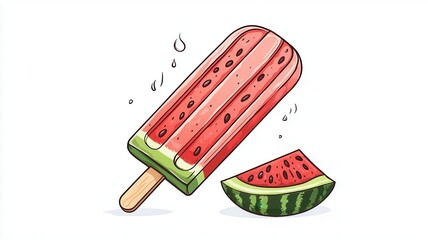watermelon on white background