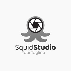 Squid studio,  Logo Design Template. Good for Business, Agency, Community and Organization