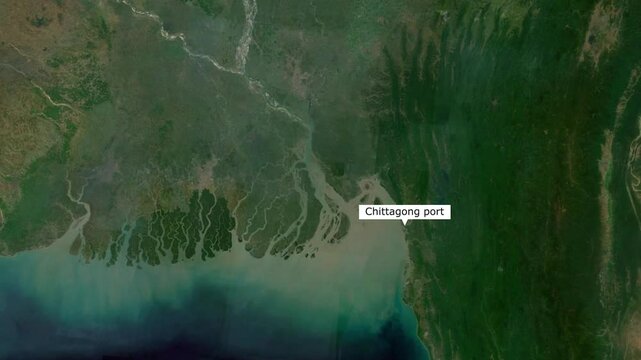 Chittagong Port Map Navigating Bangladesh's Largest Maritime Hub with Animated Visuals