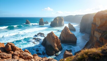 The Twelve Apostles: Majestic Coastal Landscape of Australia