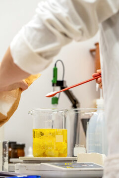 Laboratory Process of Creating Natural Cosmetic Products