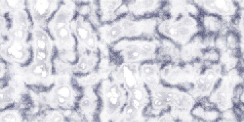 Points in noisy chaotic halftone texture. Abstract black dots on light background.