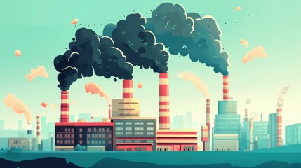 Industrial Pollution: A Darkened Skyline