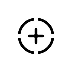 Fototapeta premium add icon Flat symbol set outline