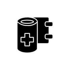 Obraz premium bandage icon Flat symbol set outline