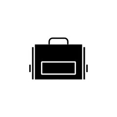 briefcase icon Flat symbol set outline