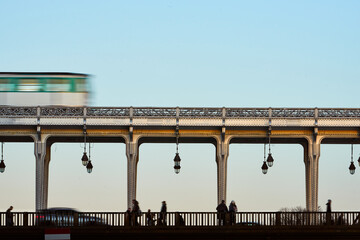 The Bir-Hakeim Bridge and the Paris metro: history, architecture, and movement in perfect harmony.