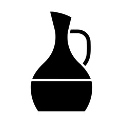 jug icon Flat symbol set outline