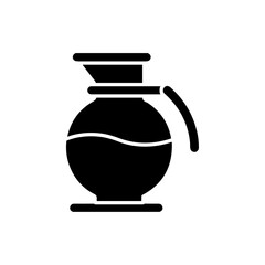 jug icon Flat symbol set outline