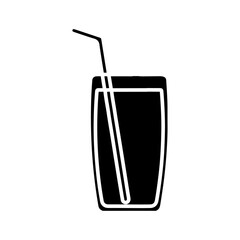 mocktail icon Flat symbol set outline
