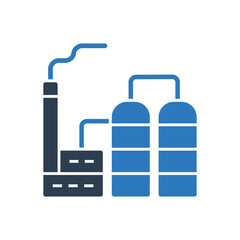 Obraz premium Oil Industry Icon