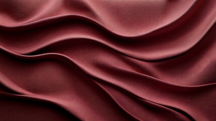 Obraz premium Red fabric waves, elegant drape