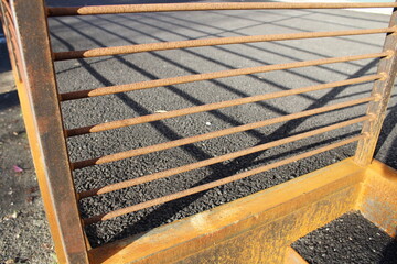 Rouille sur rambarde