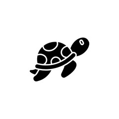 turtle icon Flat symbol set outline