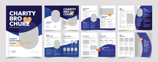 Charity Donation Brochure Template