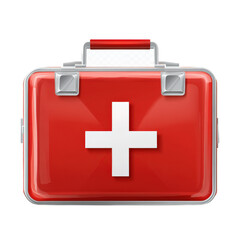 Obraz premium A red medical kit