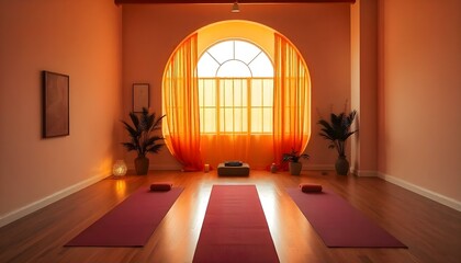 zen style yoga studio