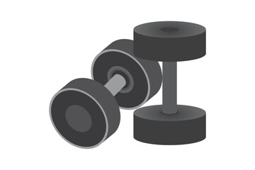 vector design big pack of dumbbell illustration and icon