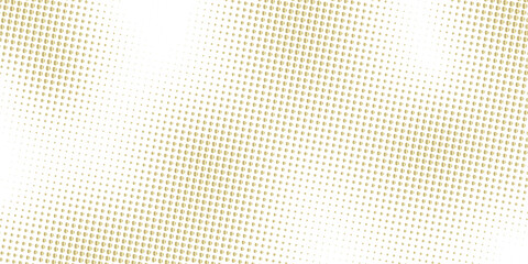 Geometric halftone vector pattern. Background texture Abstract Golden halftone backdrop in white