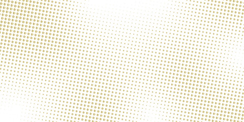 Geometric halftone vector pattern. Background texture Abstract Golden halftone backdrop in white