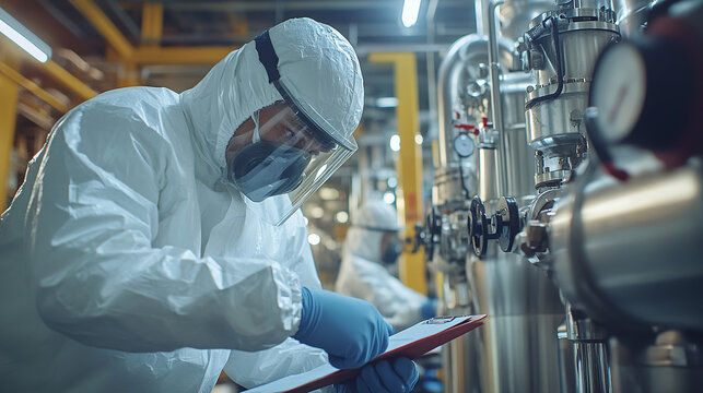 Plant Inspection In Progress