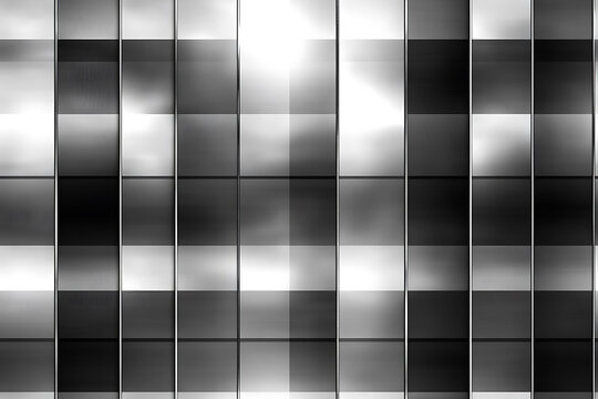 Modern Silver Checkered Plaid Background for Stylish Creations