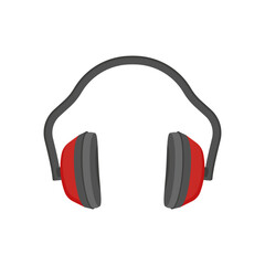 Ear Muffs, Industrial Safety Equipment illustration