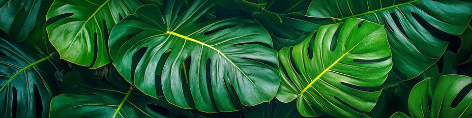Close-up of a tropical leaf with bold ridges and delicate veins, enhanced by soft lighting