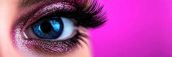 eye shadow - colorful makeup concept