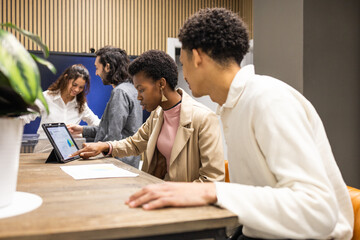 Collaborative work environment with team interaction