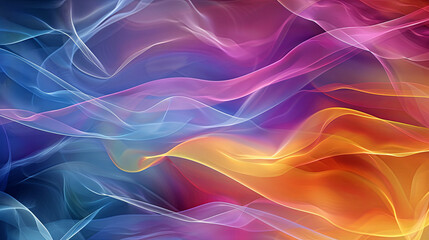 Elegant Flowing Abstract Wave Pattern
