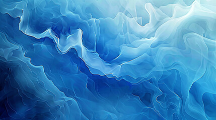 Fototapeta premium Vibrant Cobalt Blue Abstract Art