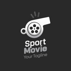 Sport Movie Logo Design Template. Good for Business, Agency, Community and Organization