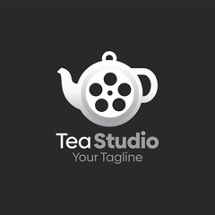 Fototapeta premium Tea studio, Logo Design Template. Good for Business, Agency, Community and Organization